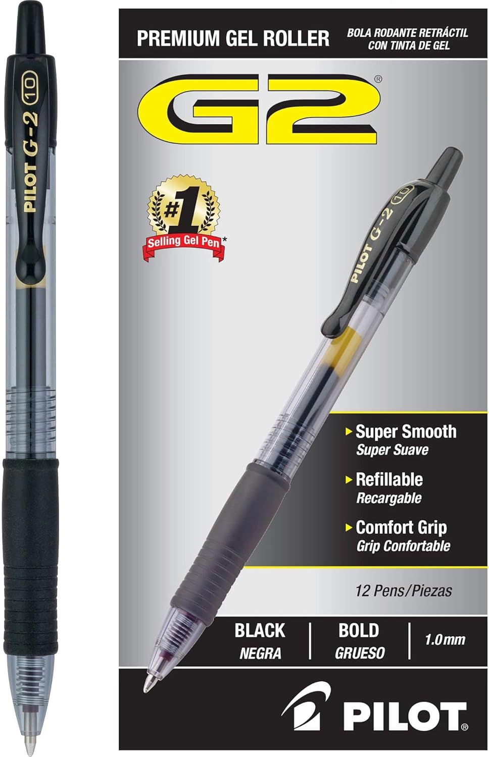Gel Refill Pack - Pilot G2 Retractable Gel Pens Bold