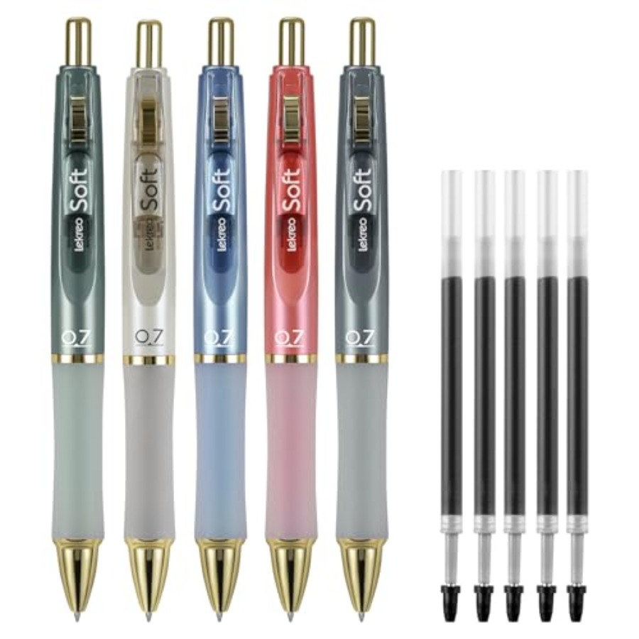 Gel Refill Pack - Soft Gel Ink Pens for Journaling,