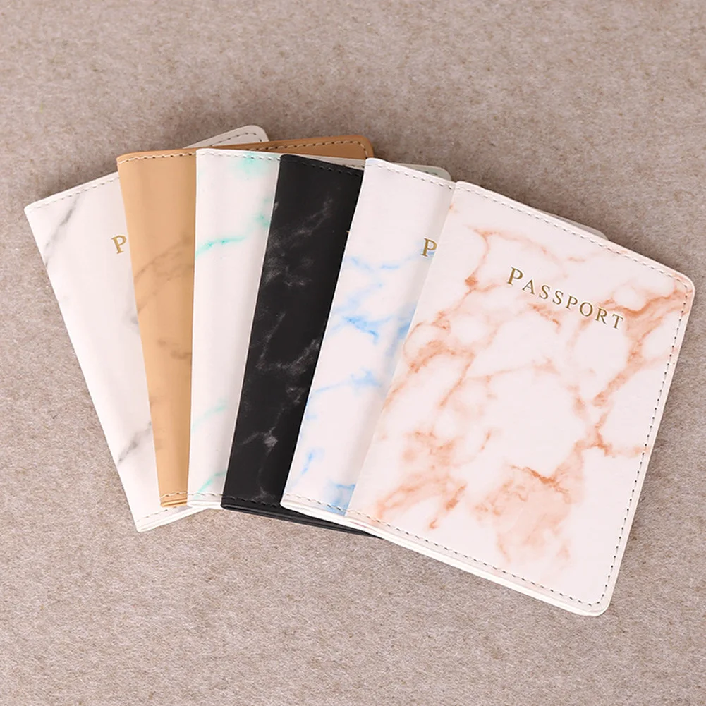 Index Card Holder - Women Men Passport Cover Pu Leather