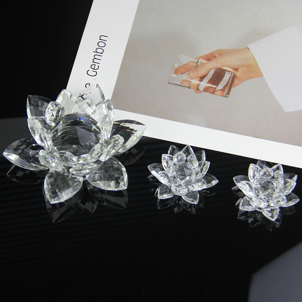 60mm-200mm Crystal Swan Lotus  - Book Weight Glass recension och pris