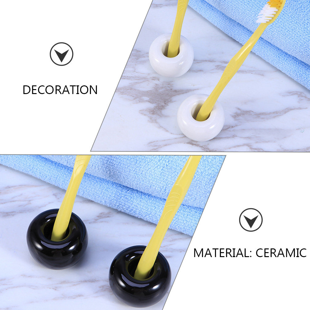 4Pcs Ceramic Toothbrush Stand  - Pen Rest Single recension och pris