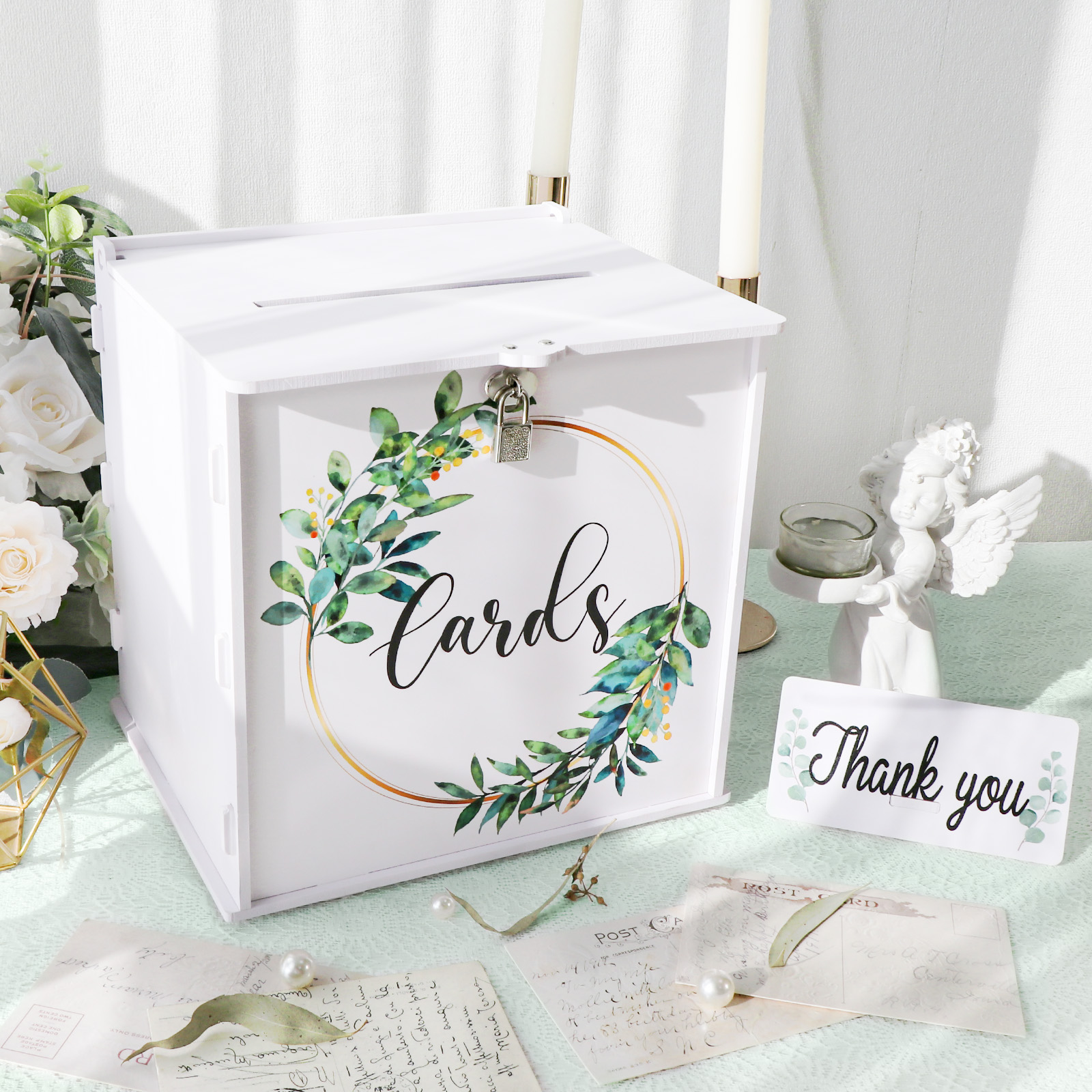 Wedding Card Box with Lock, PV - Card Index Box recension och pris