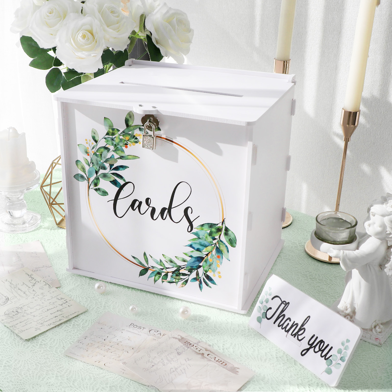 Wedding Card Box with Lock, PV - Card Index Box recension och pris