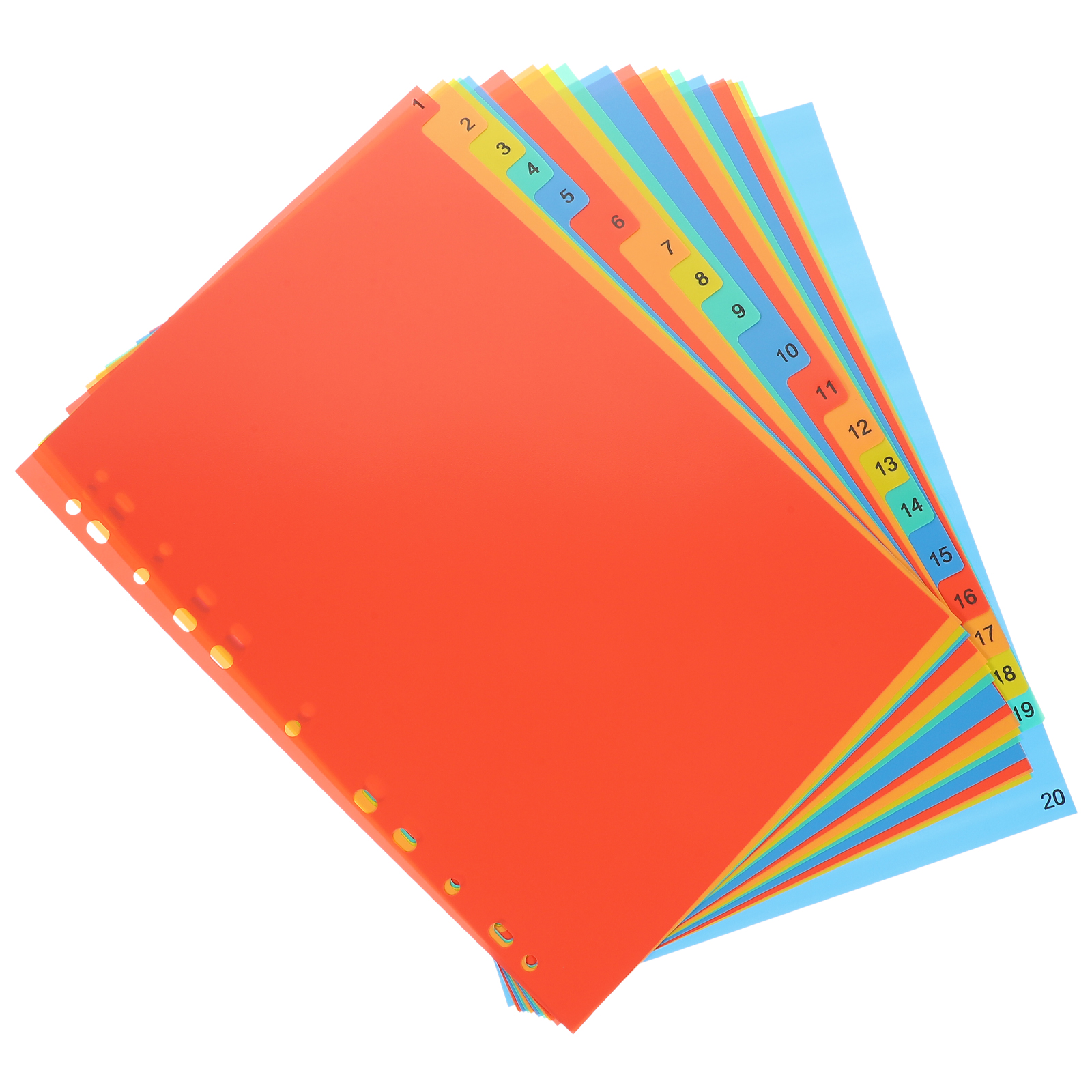 A4 Index Pages Plastic Binder  - Tab Divider A4 recension och pris