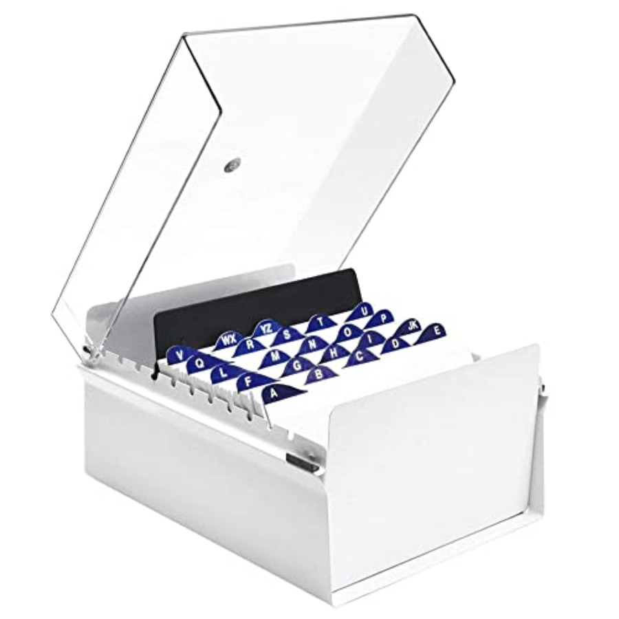 5 X 8 Card File Holder Organiz - Card Index Box recension och pris