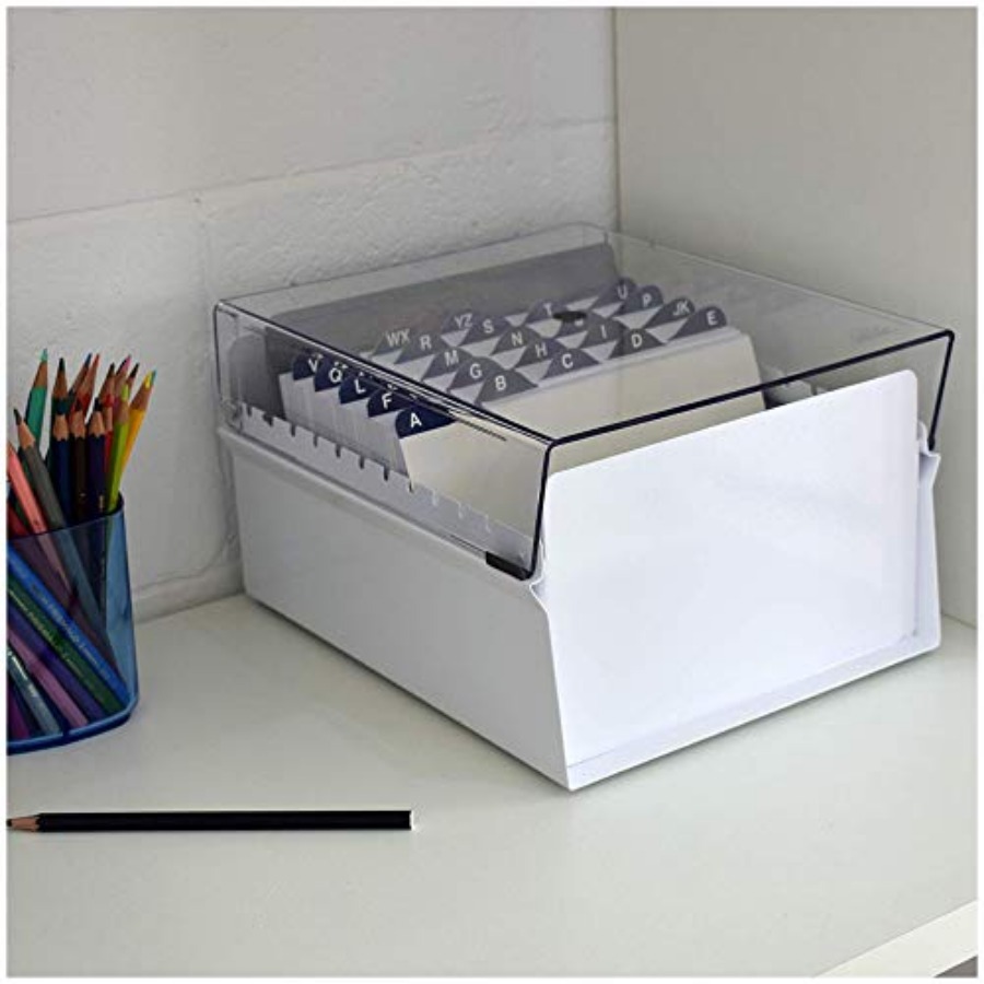 5 X 8 Card File Holder Organiz - Card Index Box recension och pris