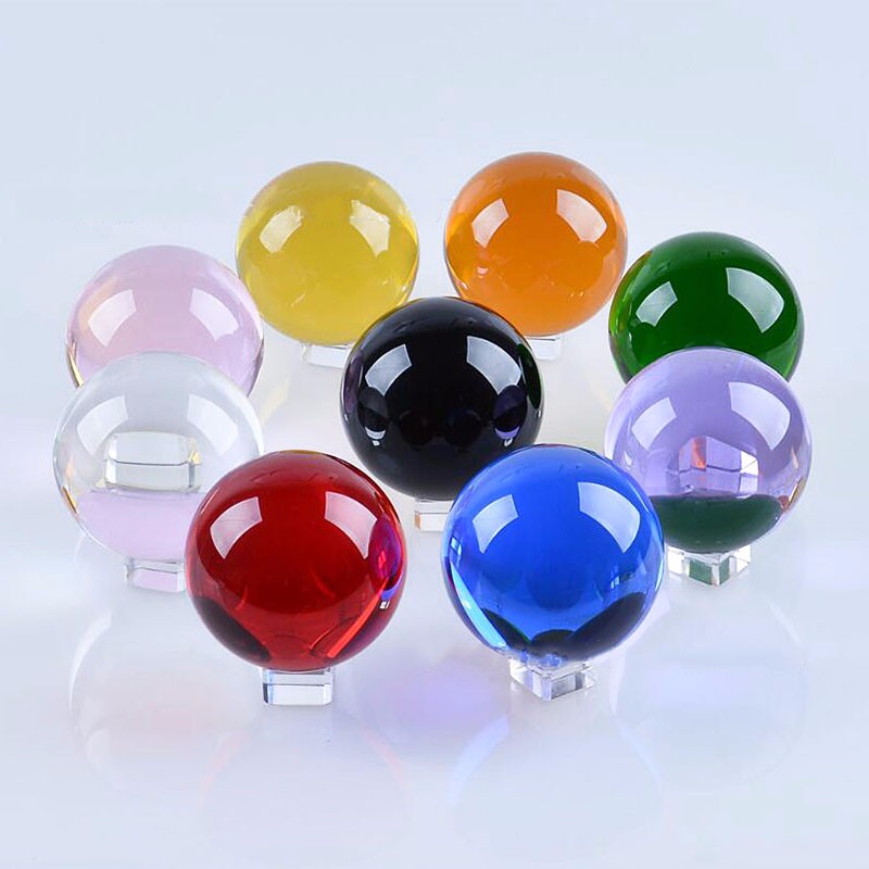 50mm Colors Crystal Ball Photo - Book Weight Glass recension och pris