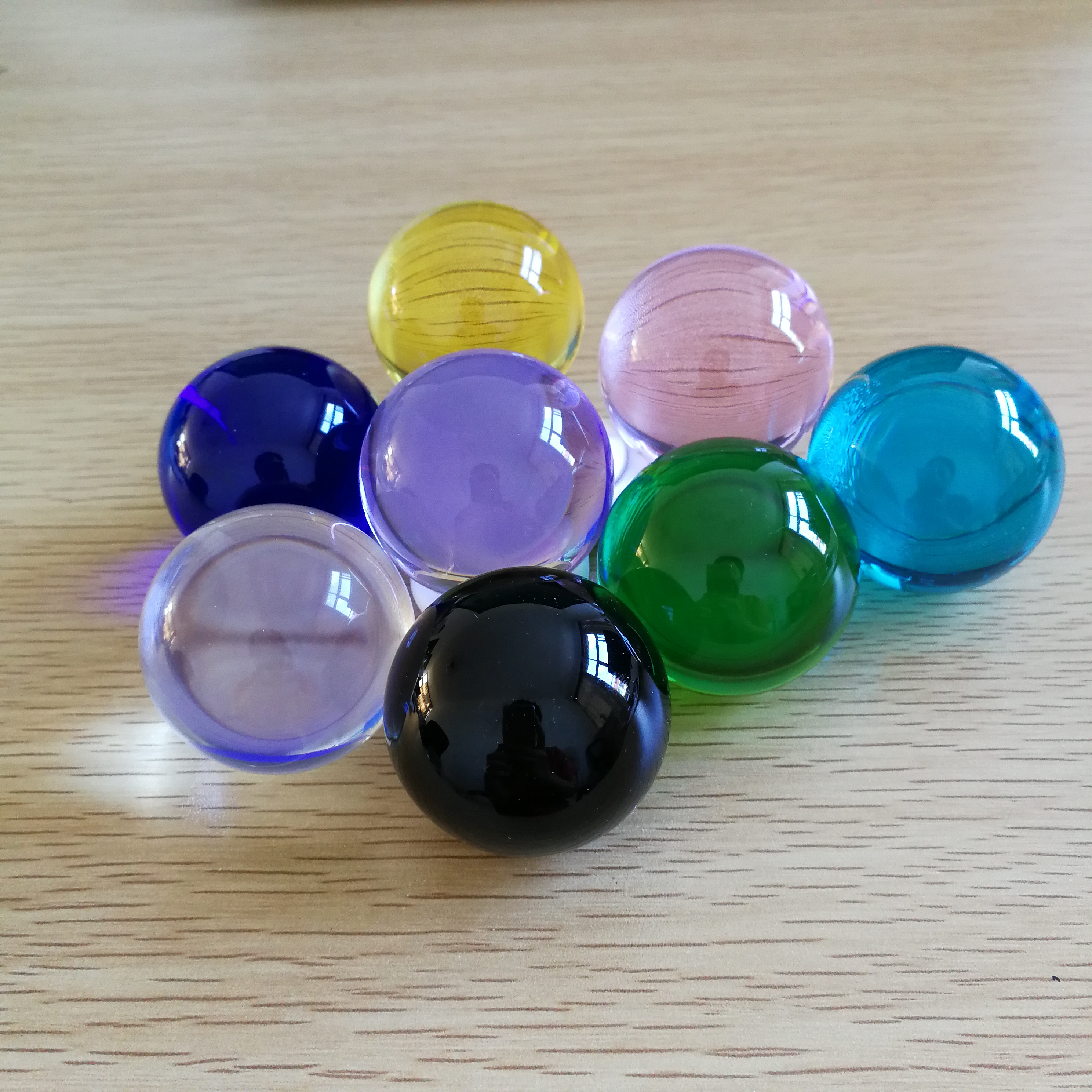50mm Colors Crystal Ball Photo - Book Weight Glass recension och pris