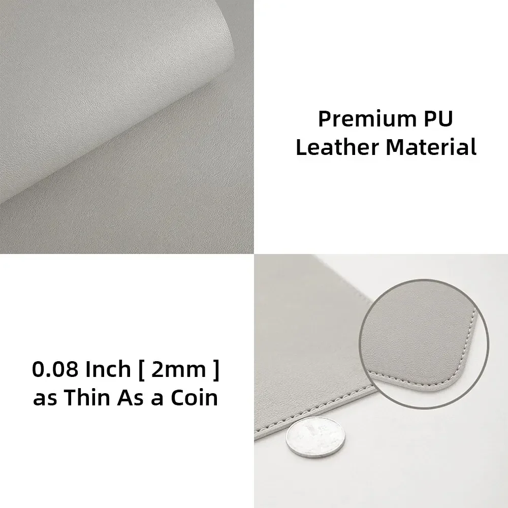 1 Pcs Large Size 60*30mm Offic - Leather Desk Pad recension och pris