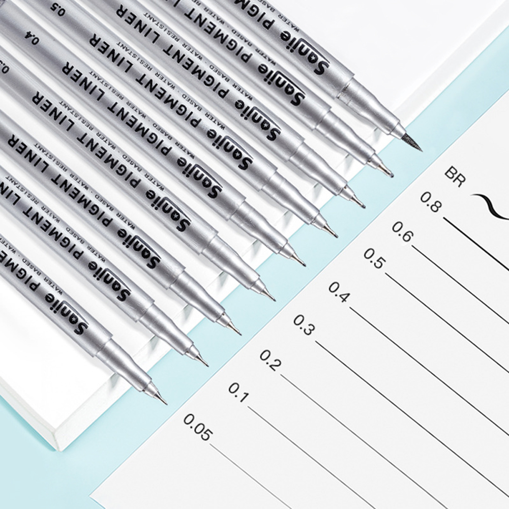 9-Piece Fine Line Waterproof I - Correction Pen Fine recension och pris
