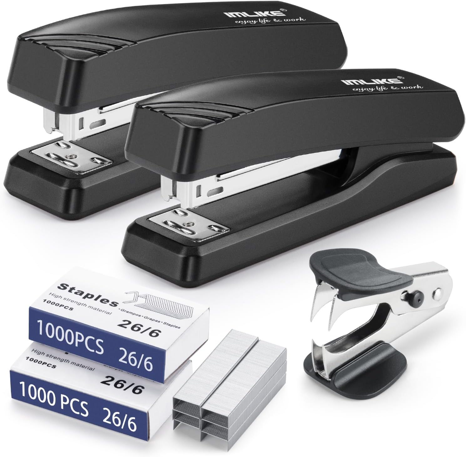 Half Strip Desk Stapler 2-Pack - Stapler Half Strip recension och pris