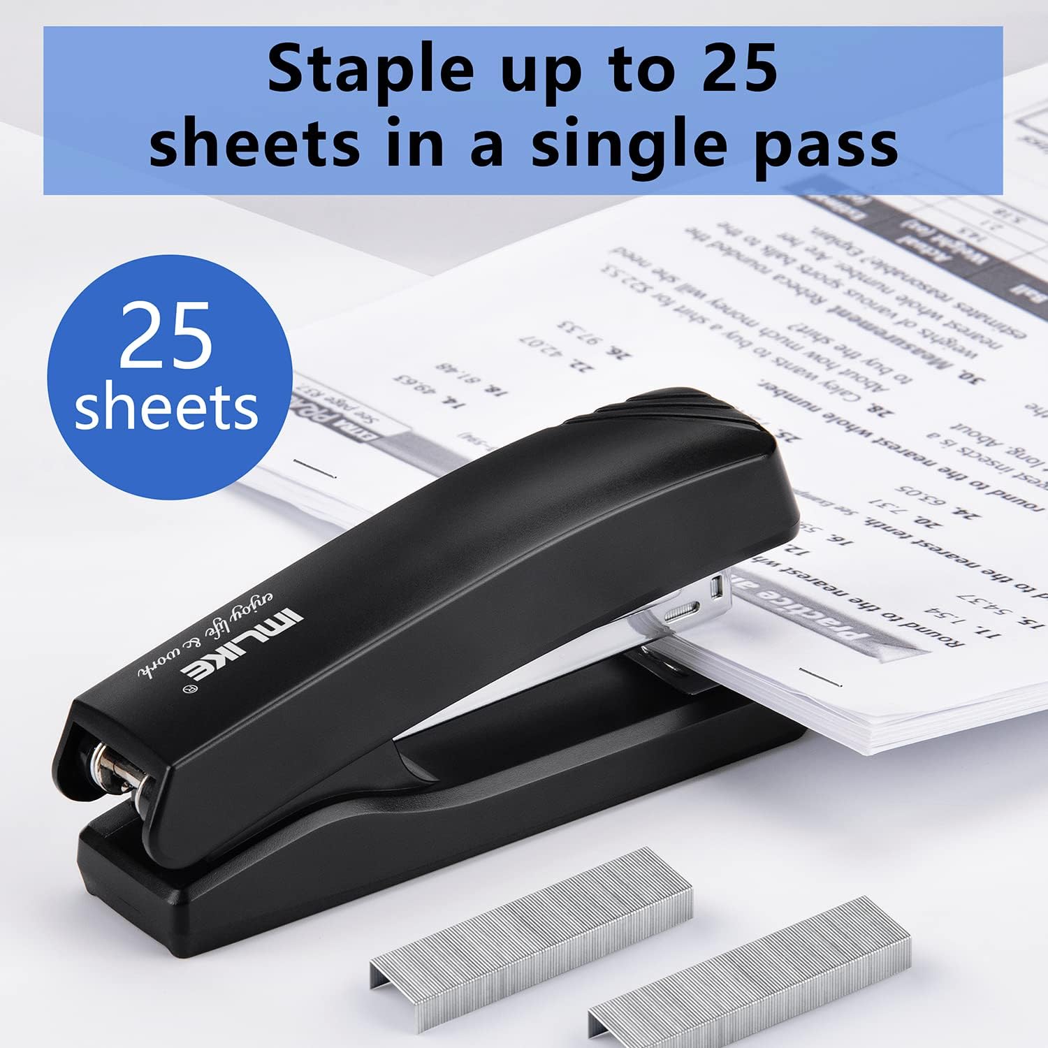 Half Strip Desk Stapler 2-Pack - Stapler Half Strip recension och pris
