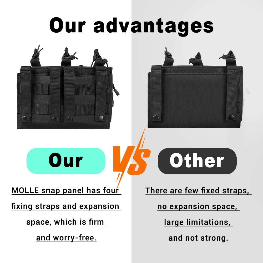 Molle Magazine Pouch Triple Ma - Magazine Holder Rack recension och pris