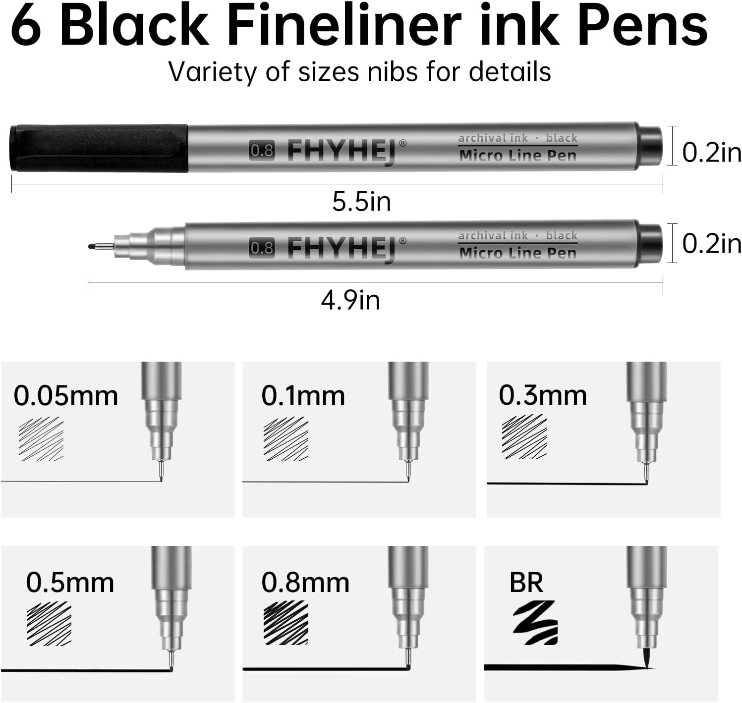 Micro Fineliner Drawing Art Pe - Archive Box Set recension och pris