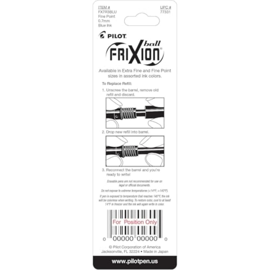 , FriXion Ball Gel Ink Refills - Gel Refill Pack recension och pris