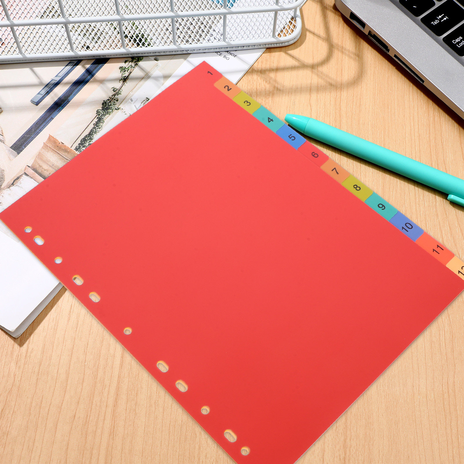 Binder Dividers A4 Colored Pla - Tab Divider A4 recension och pris