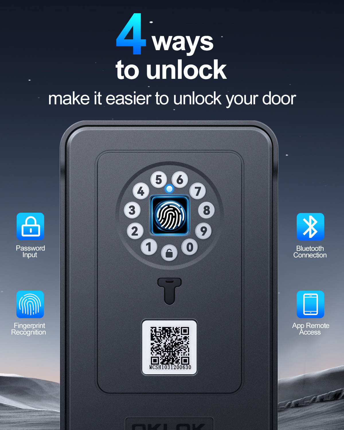 Hollarm Fingerprint Password S - Card Index Box recension och pris