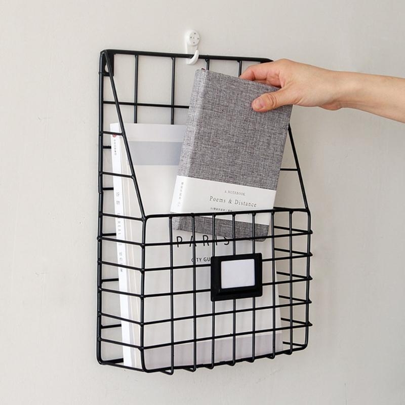 Mail Wire Basket Wall Mounted  - Magazine Holder Rack recension och pris