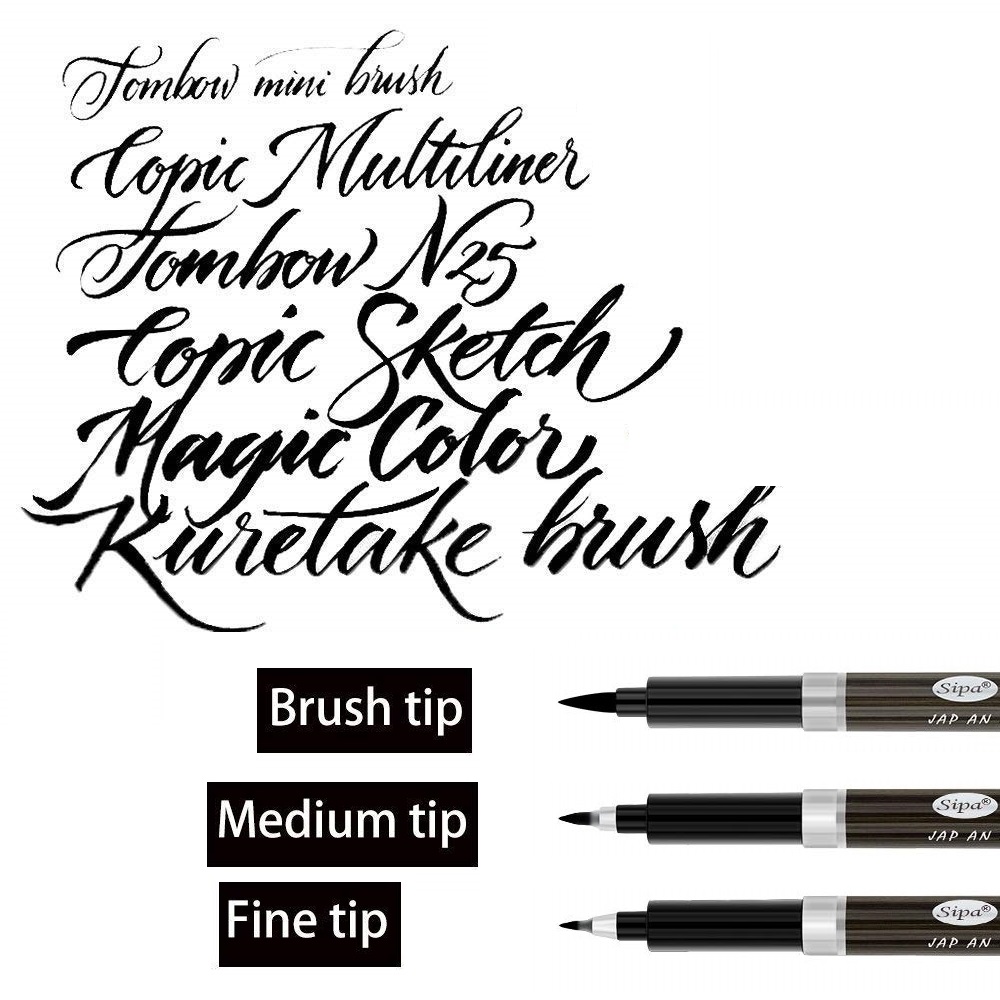 3pcs Calligraphy Pen Set Fine  - Correction Pen Fine recension och pris