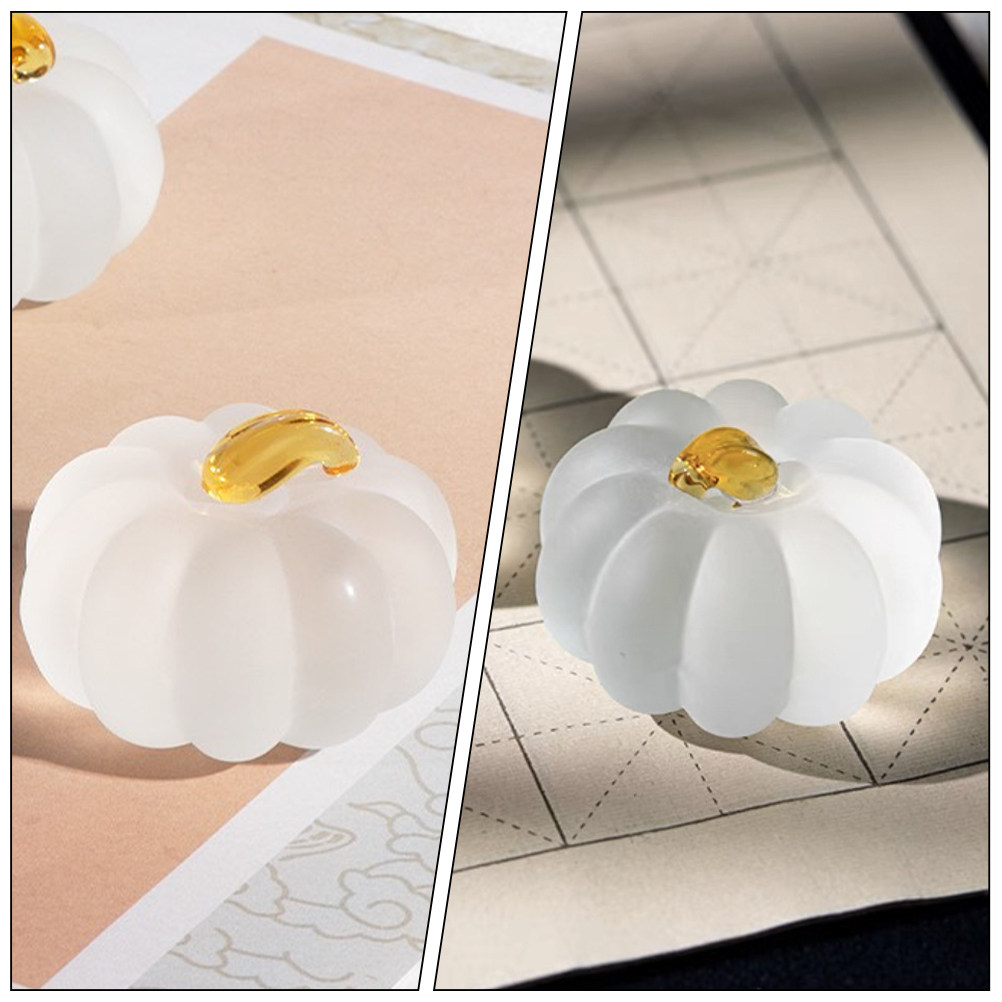Pumpkin Shape Crystal Glass Pa - Paper Weight Crystal recension och pris