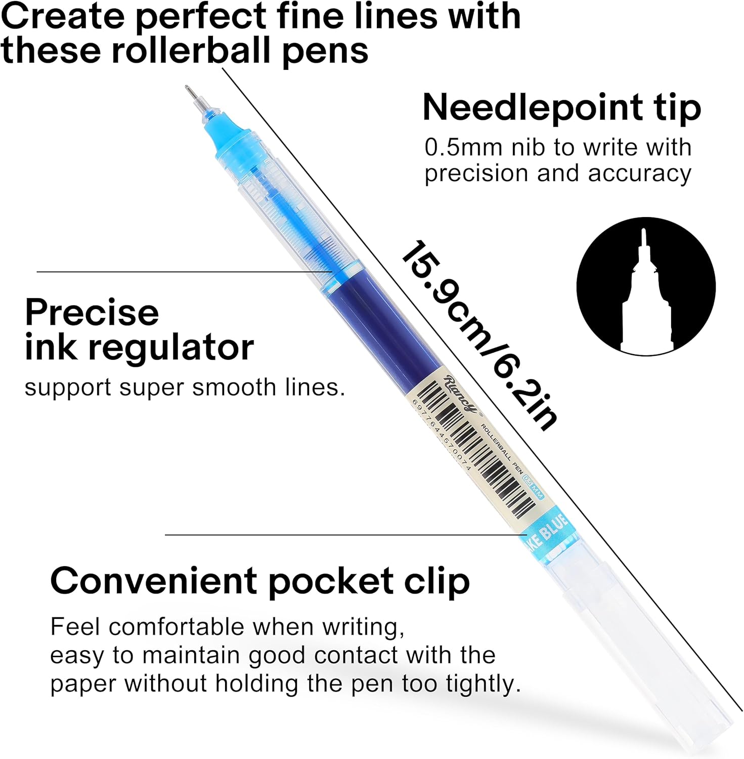Liquid Ink Rollerball Gel Pens - Correction Pen Fine recension och pris