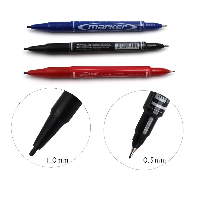 10pcs Dual side color marker p - Correction Pen Fine recension och pris