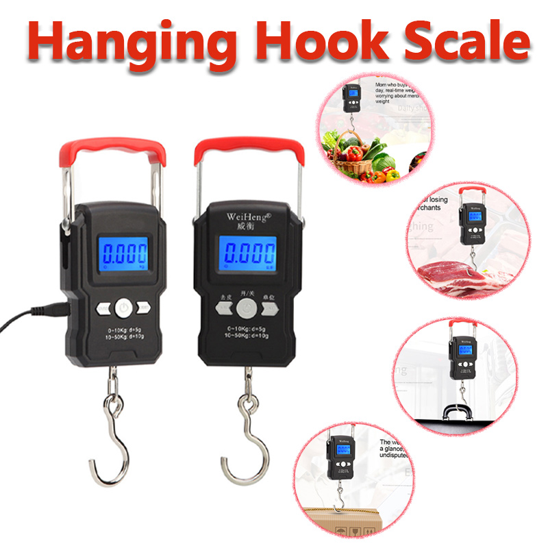 Portable Hanging Hook Scale 50 - Tape Dispenser Weighted recension och pris