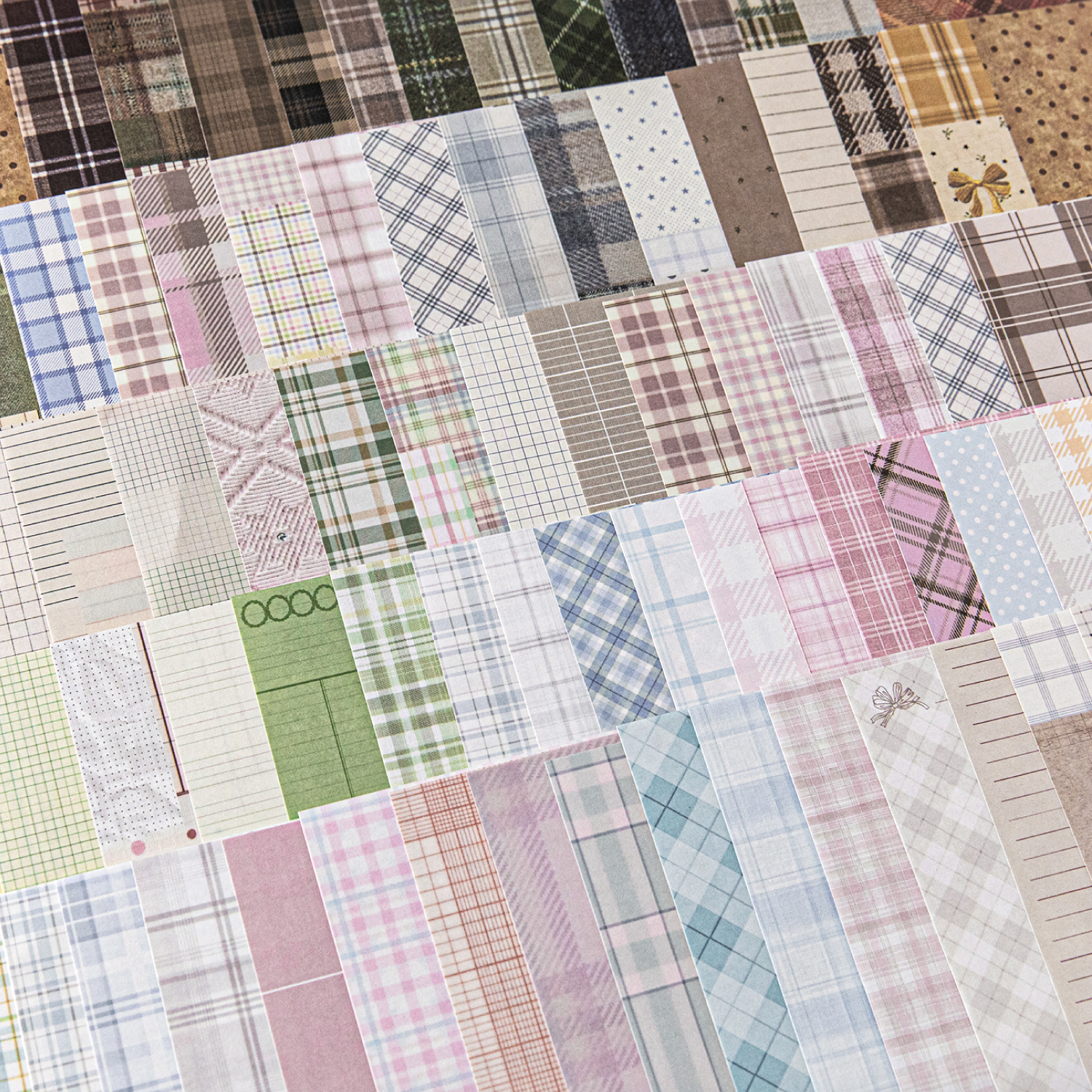 50pcs creative plaid Decor Scr - Ink Blotter Paper recension och pris