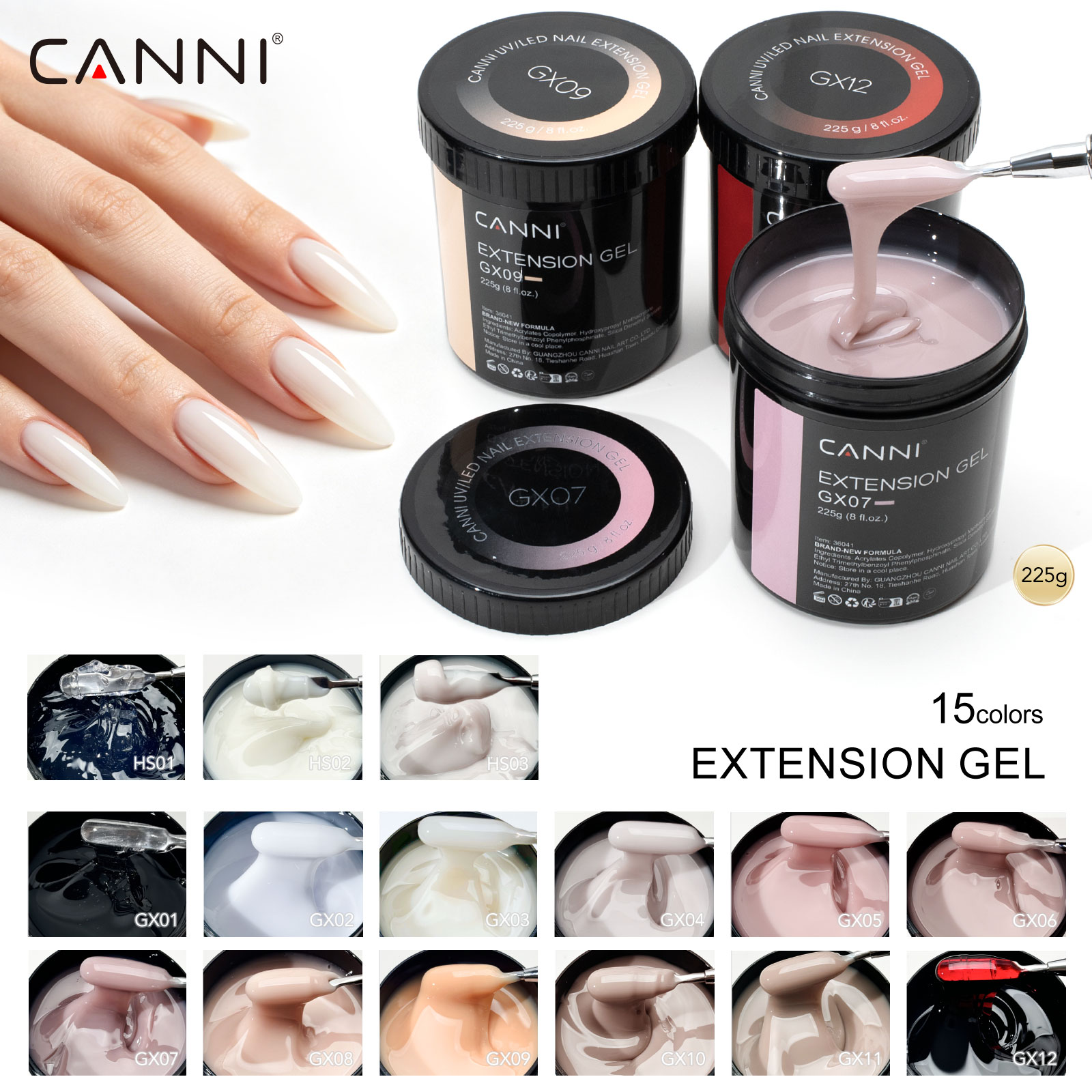 CANNI 225g Refillment Camoufla - Gel Refill Pack recension och pris