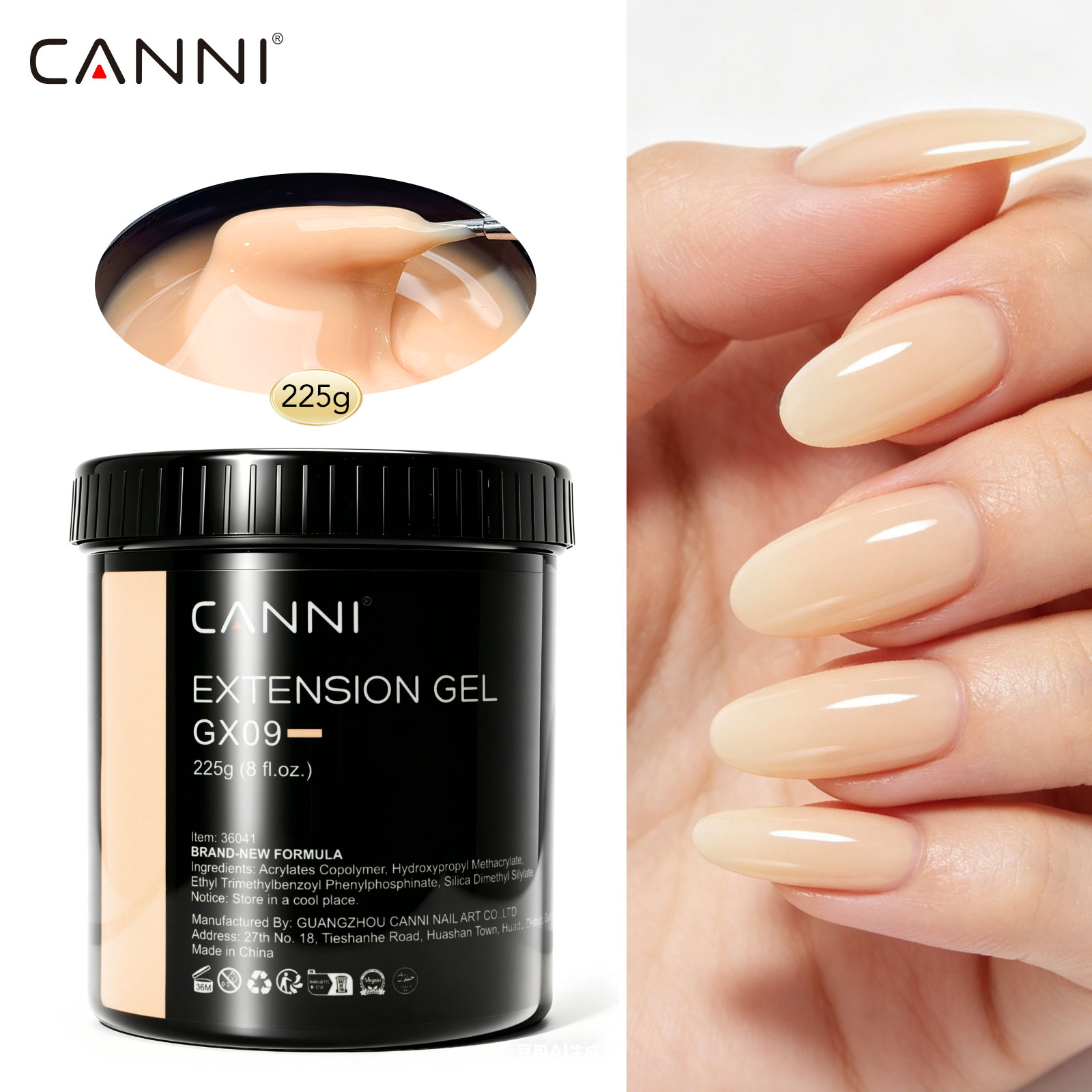 CANNI 225g Refillment Camoufla - Gel Refill Pack recension och pris