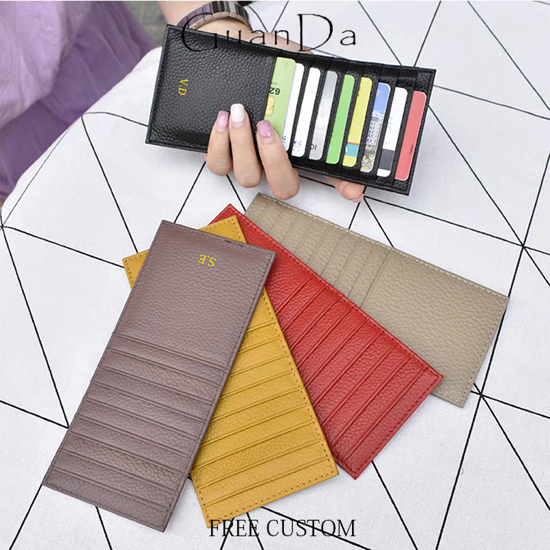 Custom Name Slim Long Card Hol - Index Card Holder recension och pris