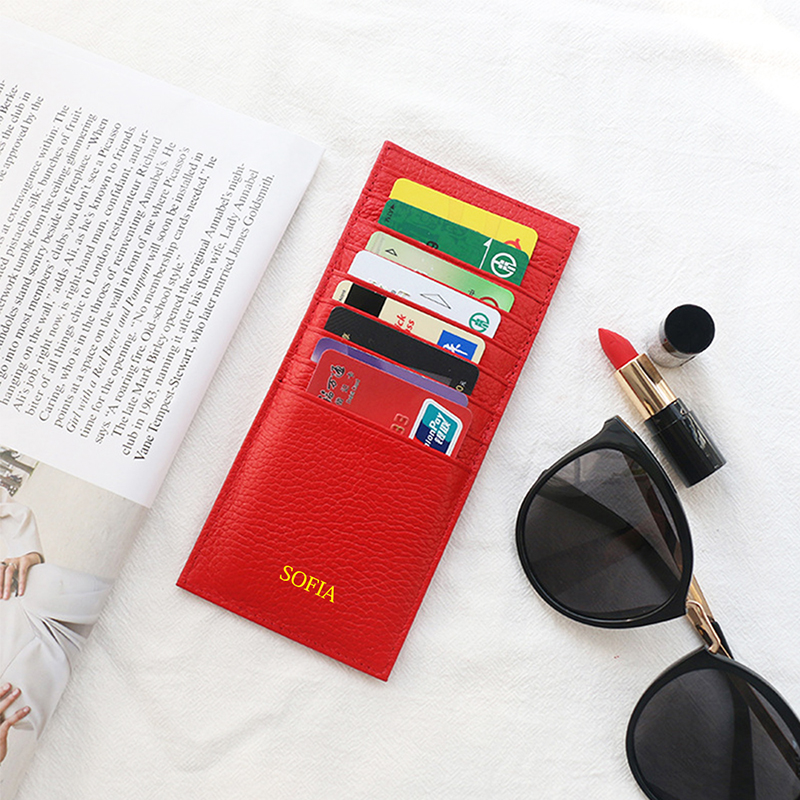 Custom Name Slim Long Card Hol - Index Card Holder recension och pris