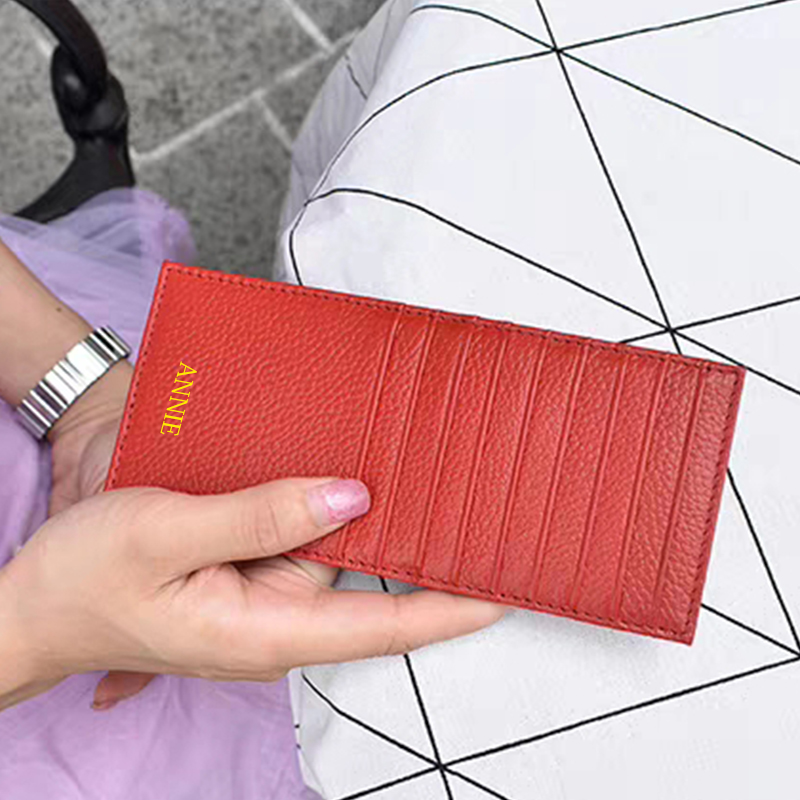 Custom Name Slim Long Card Hol - Index Card Holder recension och pris