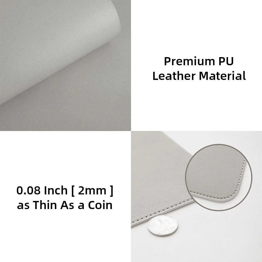 1 Pcs Large Size 60*30mm Offic - Leather Desk Pad recension och pris