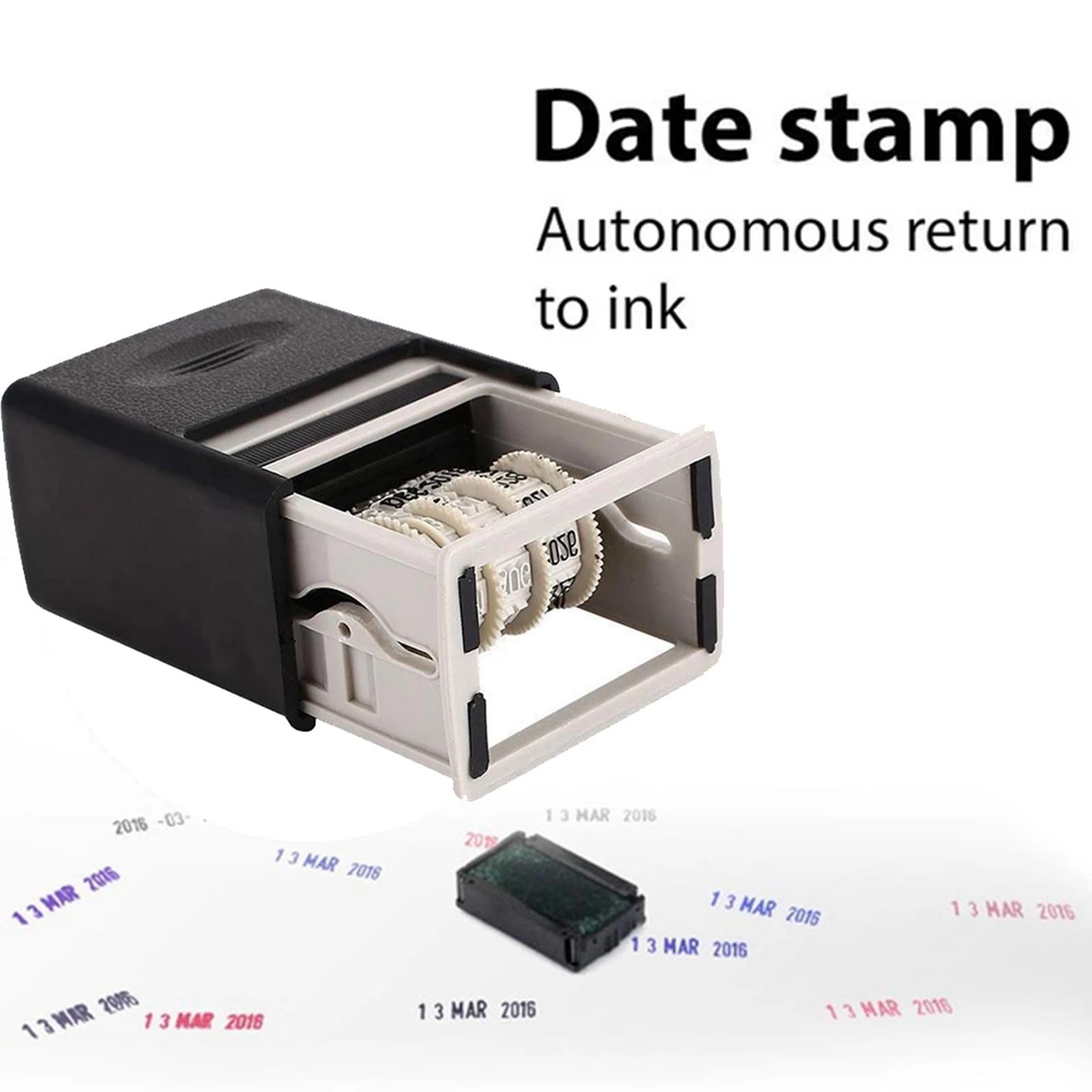 Adjustable Date Stamp Self Ink - Rubber Date Stamp recension och pris