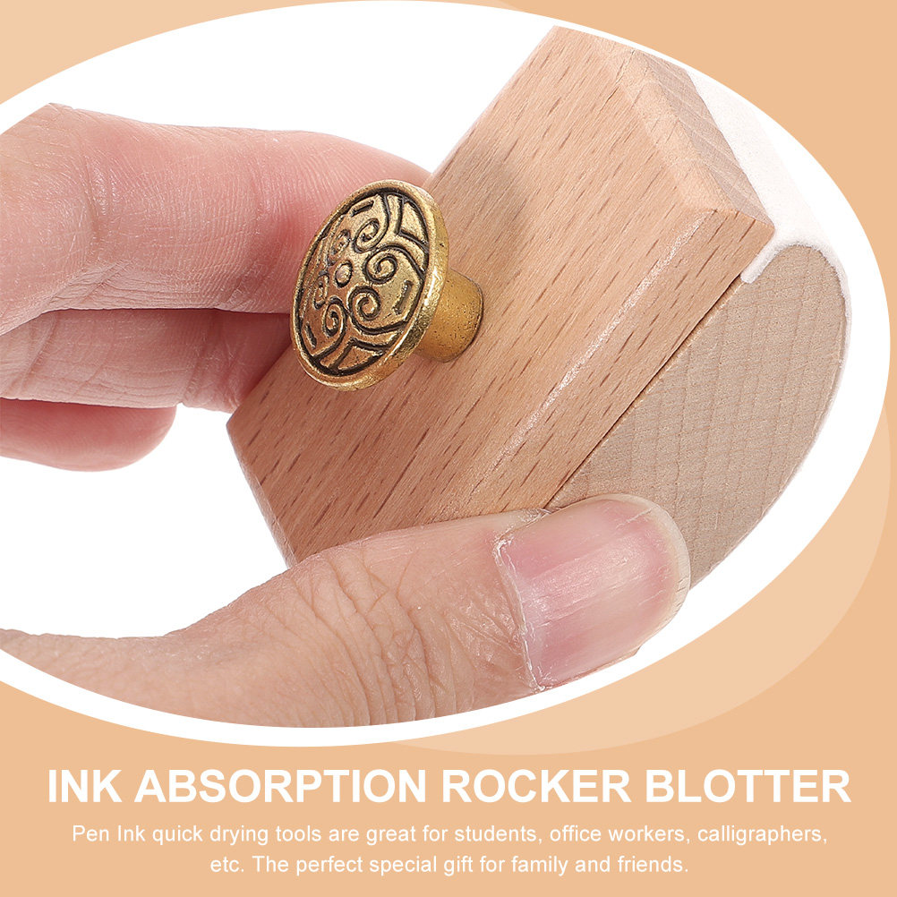 2Pcs Wooden Rocker Ink Blotter - Ink Blotter Paper recension och pris