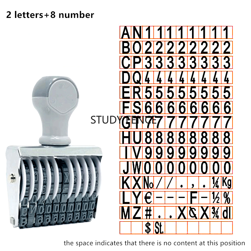 1pc Letter and Number Date Sta - Rubber Date Stamp recension och pris