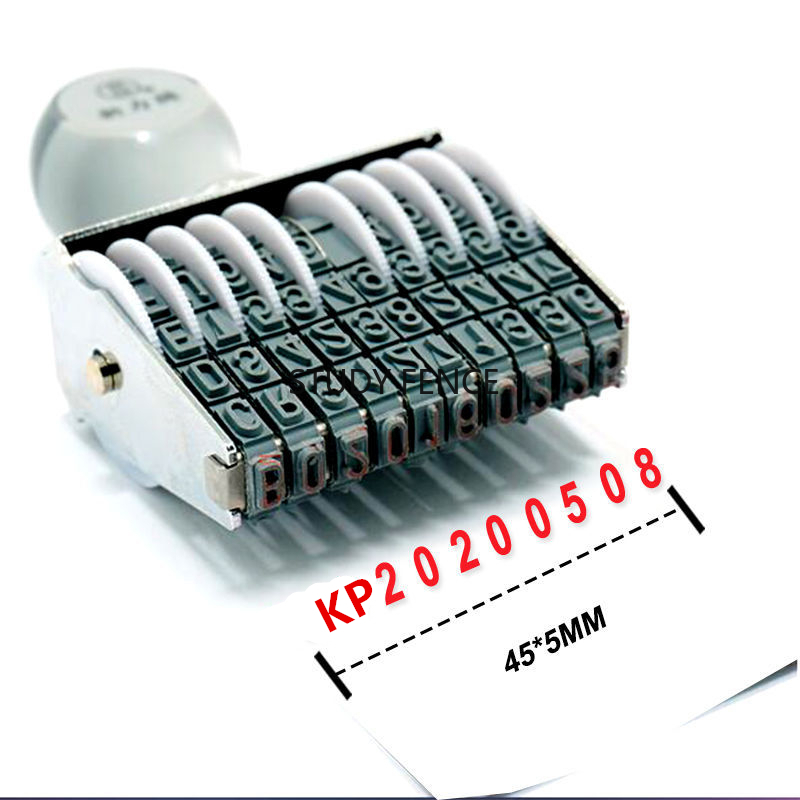 1pc Letter and Number Date Sta - Rubber Date Stamp recension och pris