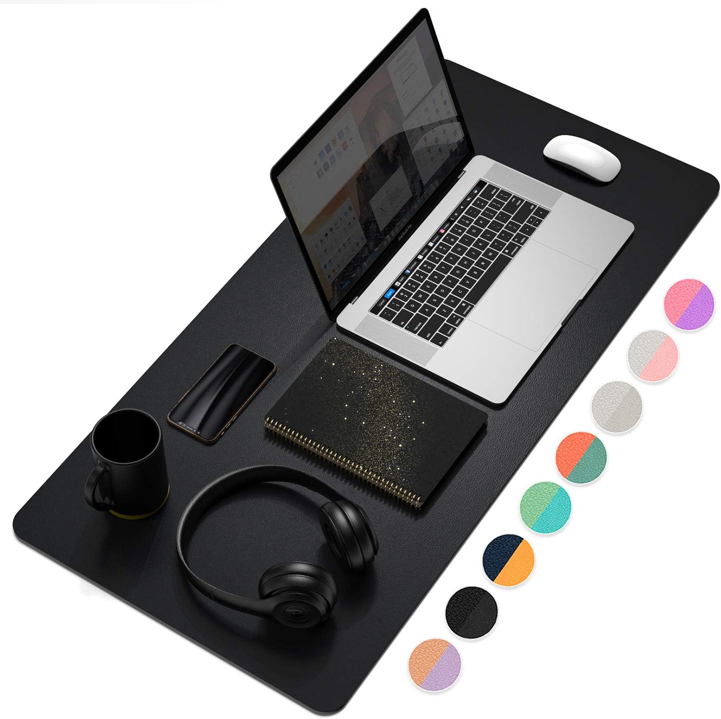 Dual-Sided Desk Pad Protector, - Leather Desk Pad recension och pris