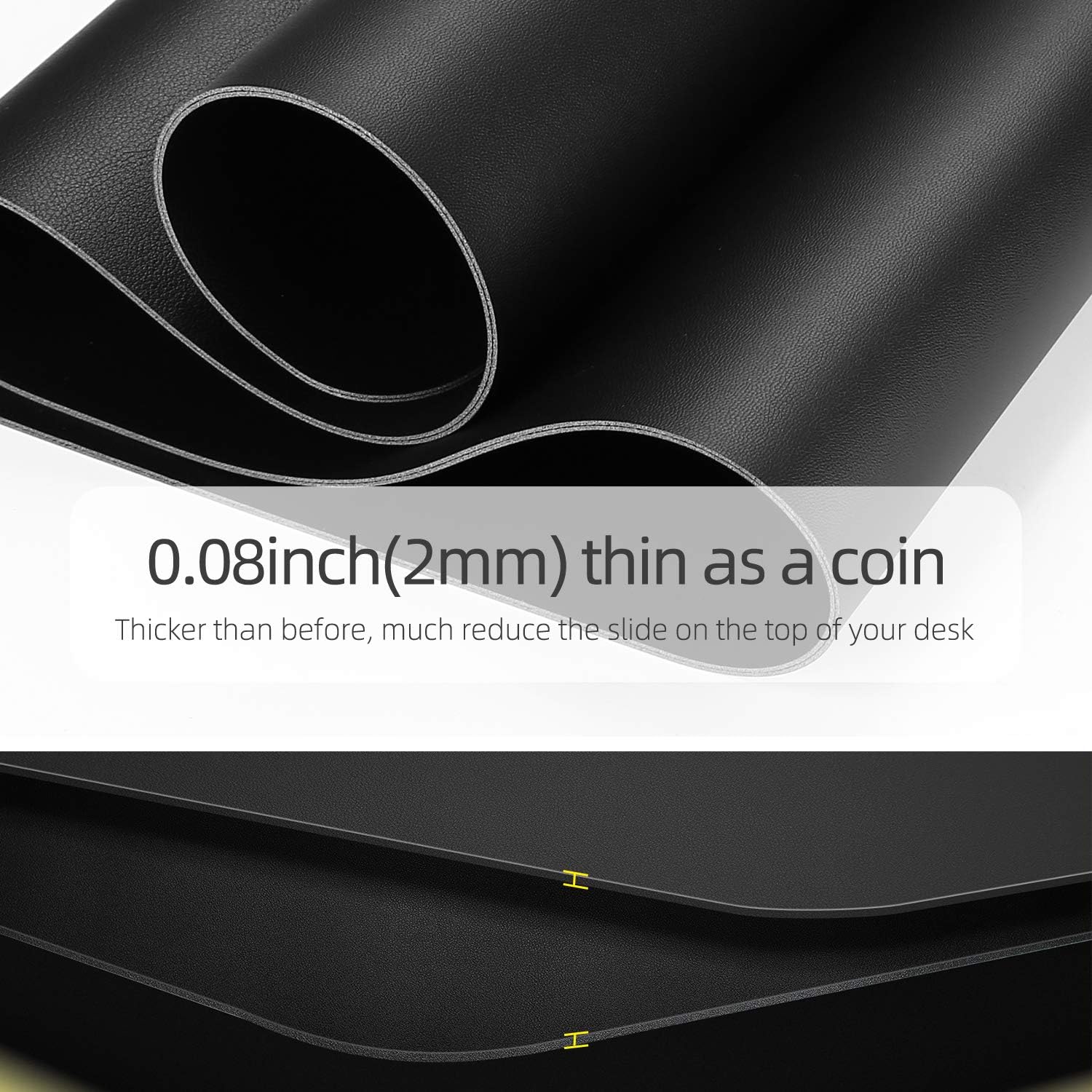 Dual-Sided Desk Pad Protector, - Leather Desk Pad recension och pris