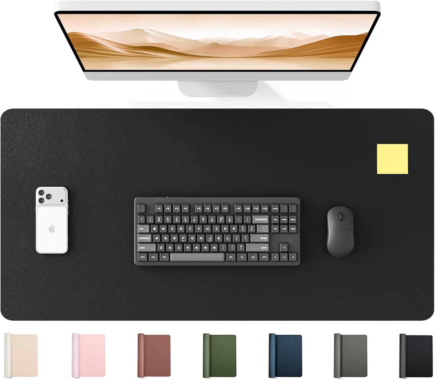 Large PU Leather Desk Mat 35.4 - Leather Desk Pad recension och pris