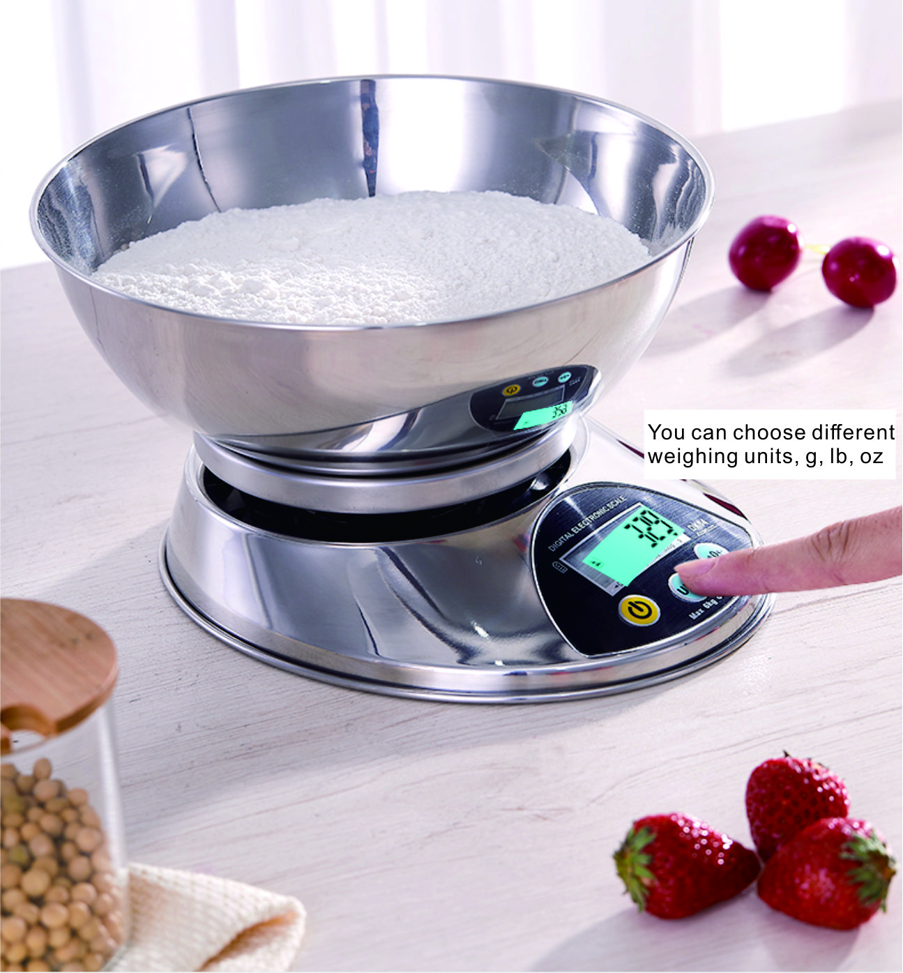 DK04 Digital  Complete  stainl - Tape Dispenser Weighted recension och pris