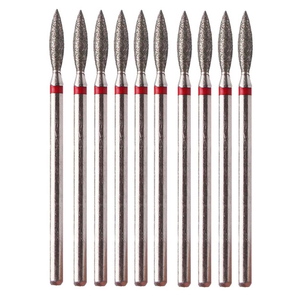 10pcs Diamond Nail Drill Bits  - Gel Refill Pack recension och pris