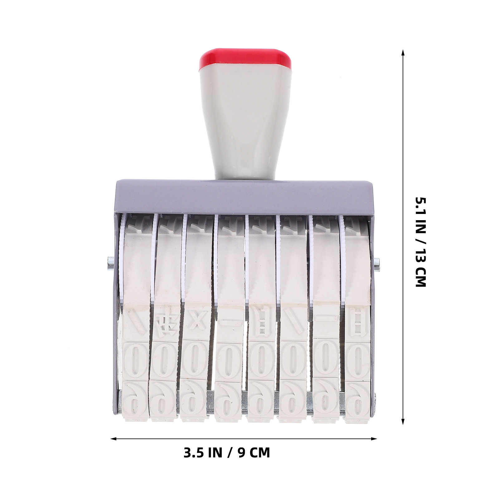 8 Digit Date Stamp Handheld Ro - Rubber Date Stamp recension och pris