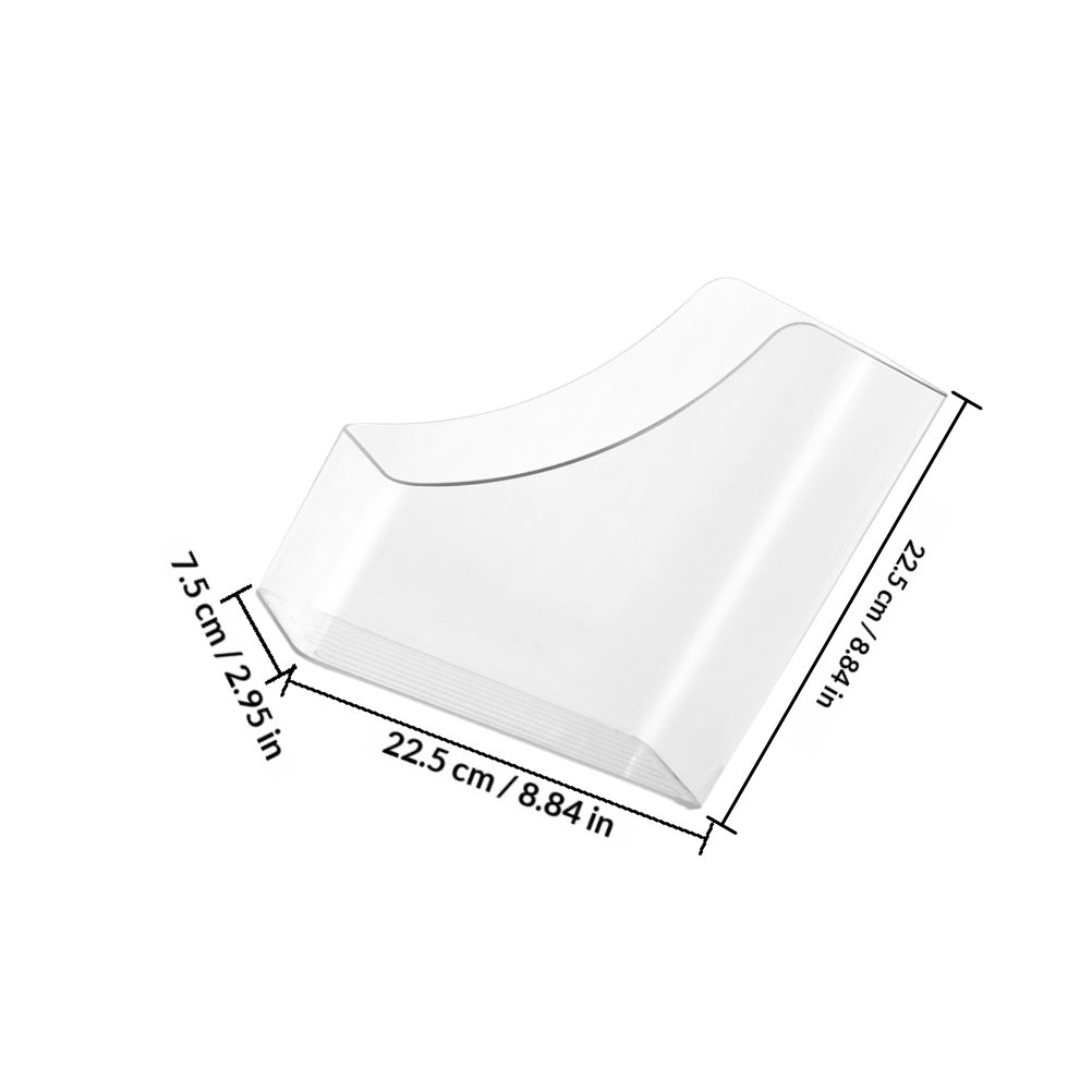 2Pcs Transparent File Organize - Magazine Holder Rack recension och pris