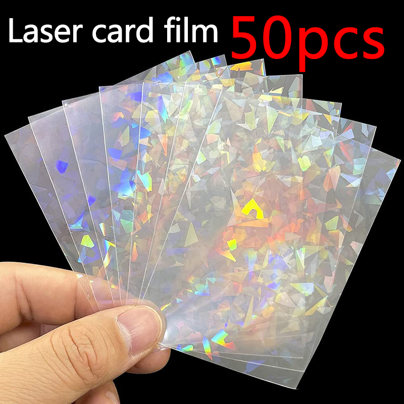 50pcs Soft Trading Laser Card  - Card Index Box recension och pris