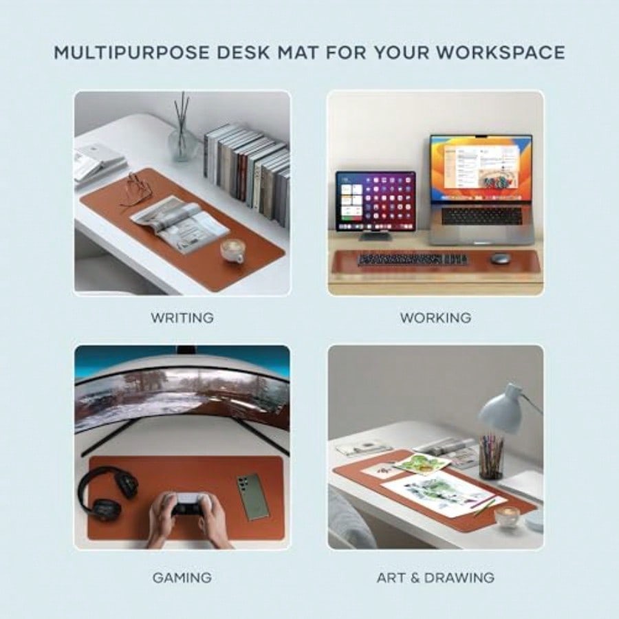 Leather Desk Mat Large Mouse P - Leather Desk Pad recension och pris