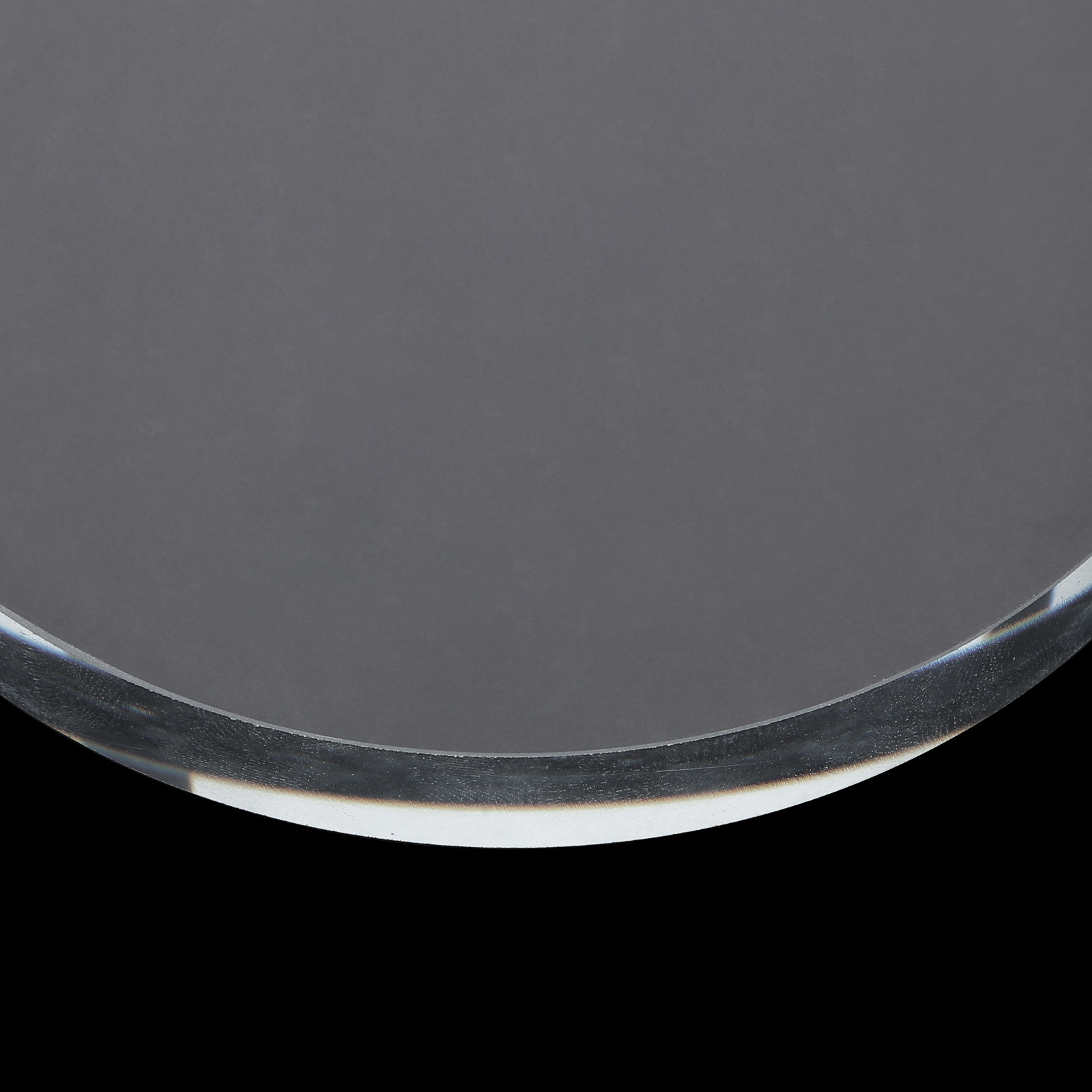Heavy Round Transparent Crysta - Book Weight Glass recension och pris