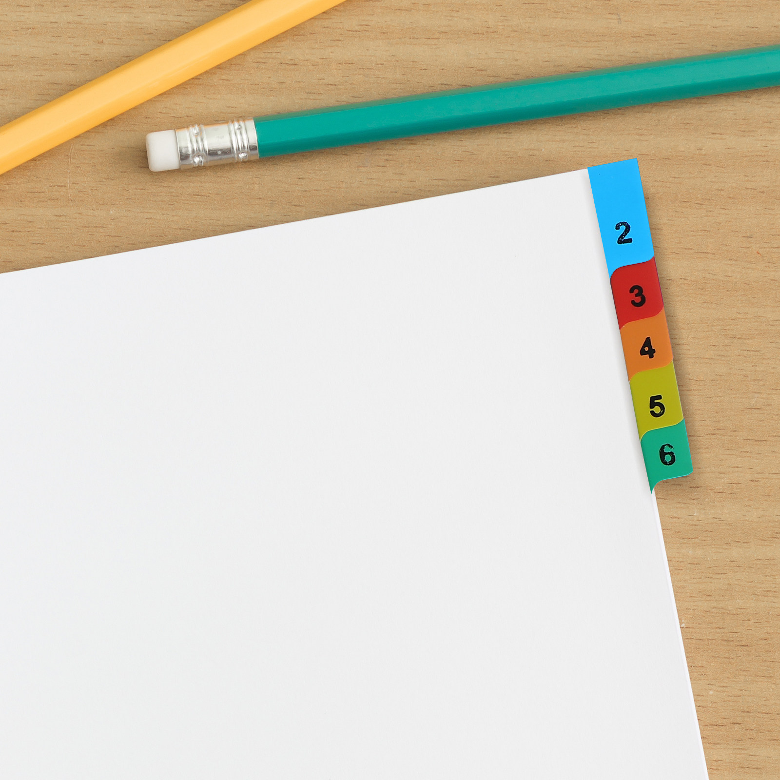 20 Pages A4 Colorful Plastic B - Tab Divider A4 recension och pris