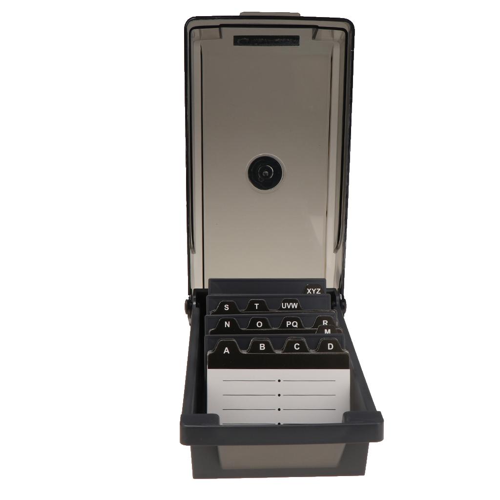 Large Plastic Index Card Stora - Card Index Box recension och pris